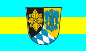 Unterallg&auml;u Landkreis Flagge