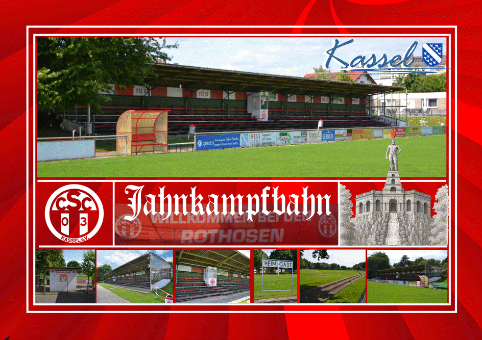 Jahnkampfbahn Kassel Postkarte