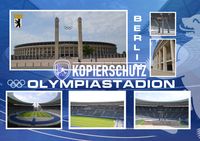 Olympiastadion Berlin 1 Postkarte