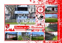 Stadion Bleichstra&szlig;e Weisenau Postkarte