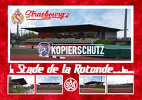 Stade de la Rotonde Strasbourg Postkarte